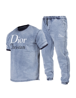 ست تیشرت و شلوار اسپرت لی Dior مدل 39007